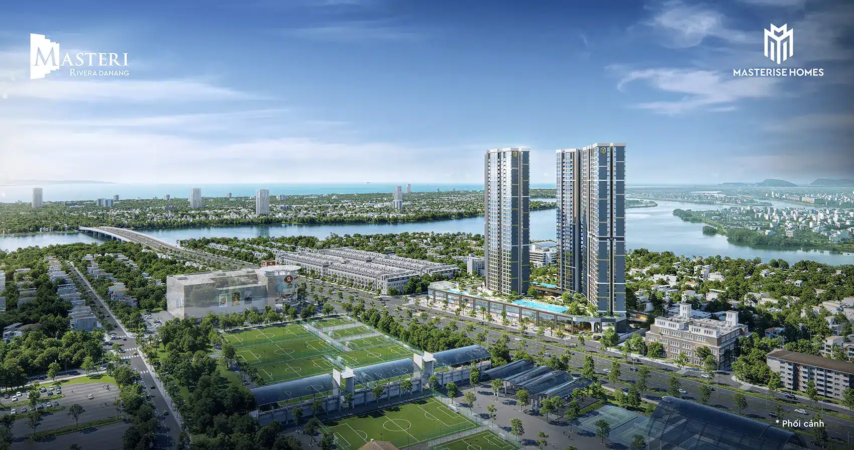 Dự án Masteri Rivera Đà Nẵng: Nơi giao hòa thiên nhiên và nhịp sống hiện đại giữa lòng thành phố.