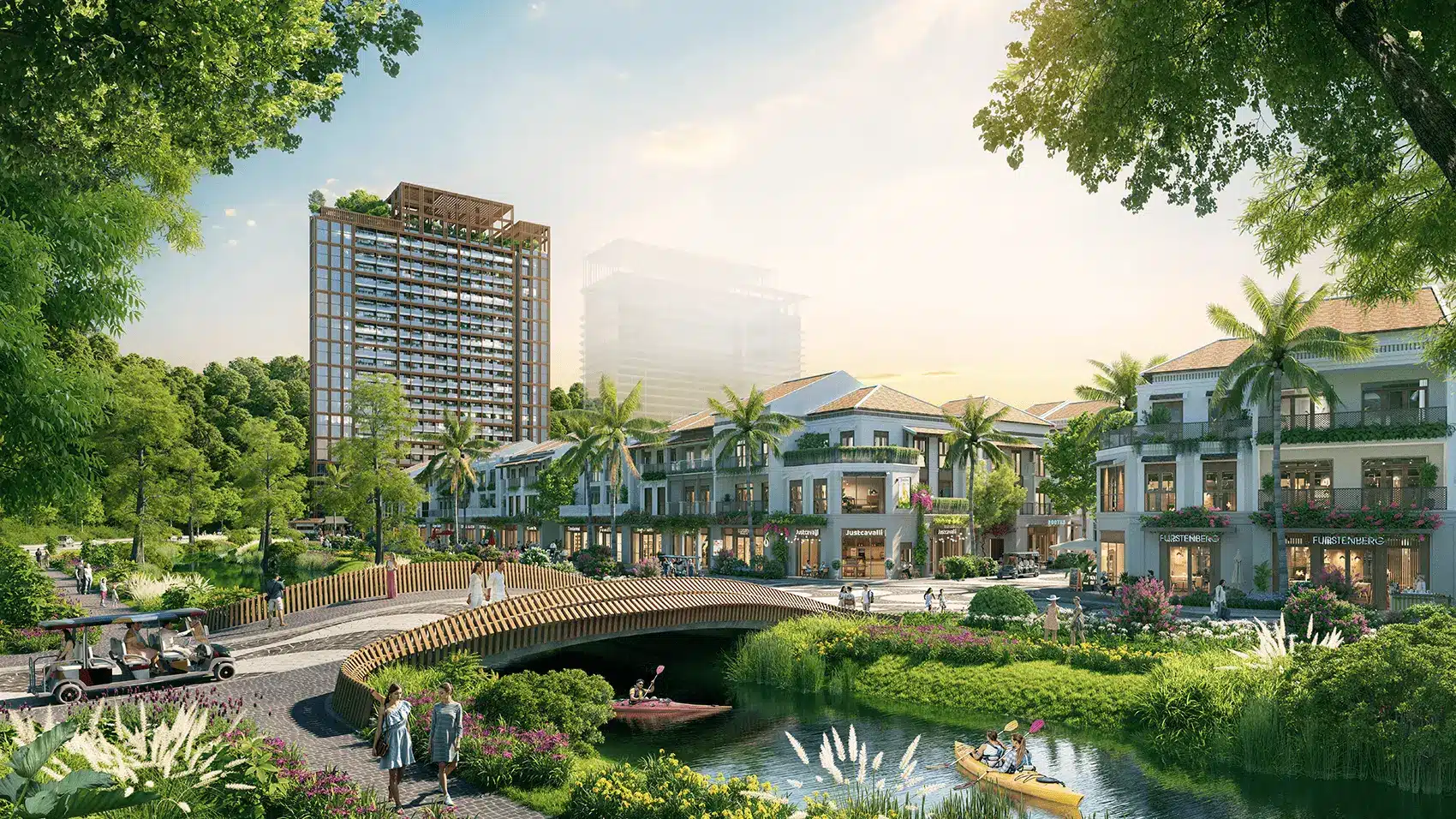 Dự án Xanh Island Cát Bà: Kiến trúc xanh hòa hợp với thiên nhiên, điểm đến lý tưởng cho du lịch bền vững.
