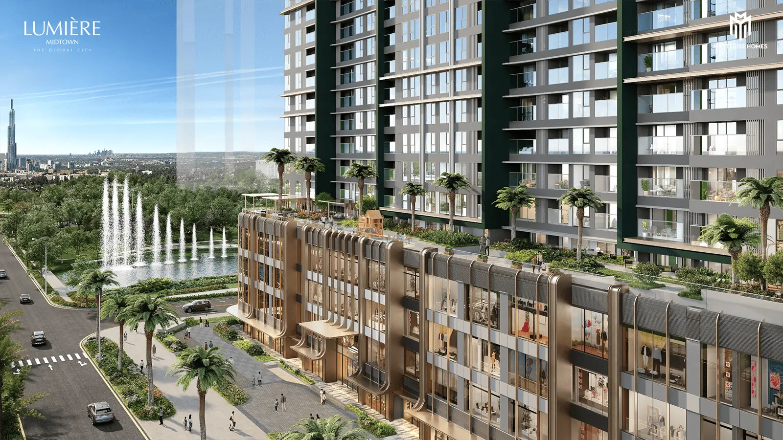 LUMIÈRE Midtown – Biểu tượng sống tinh anh tại trung tâm phồn hoa The Global City, TP. Thủ Đức.