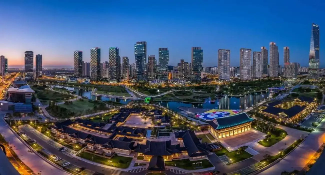 Hình ảnh minh họa mô hình đô thị đa trung tâm với Vinhomes Green City Long An, cực tăng trưởng mới tại Tây Bắc TP.HCM.