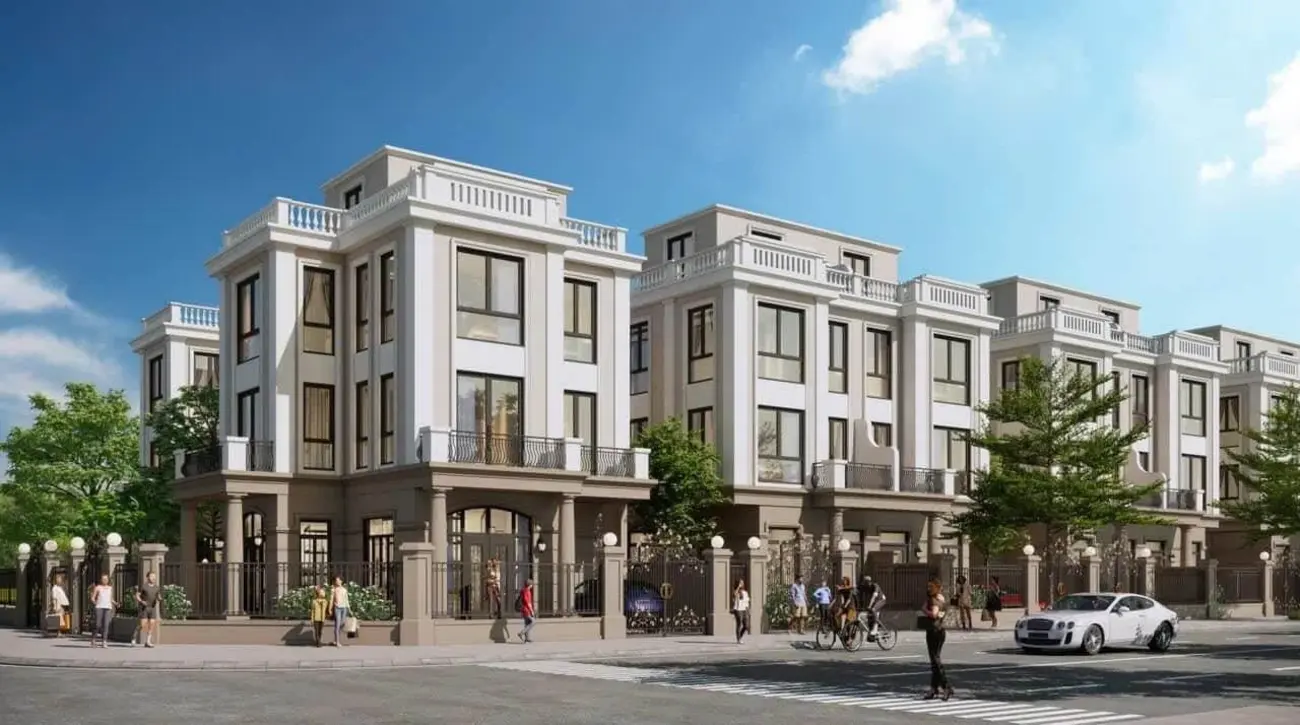 Khu biệt thự sang trọng tại Vinhomes Green City với thiết kế hiện đại và tiện nghi đẳng cấp.