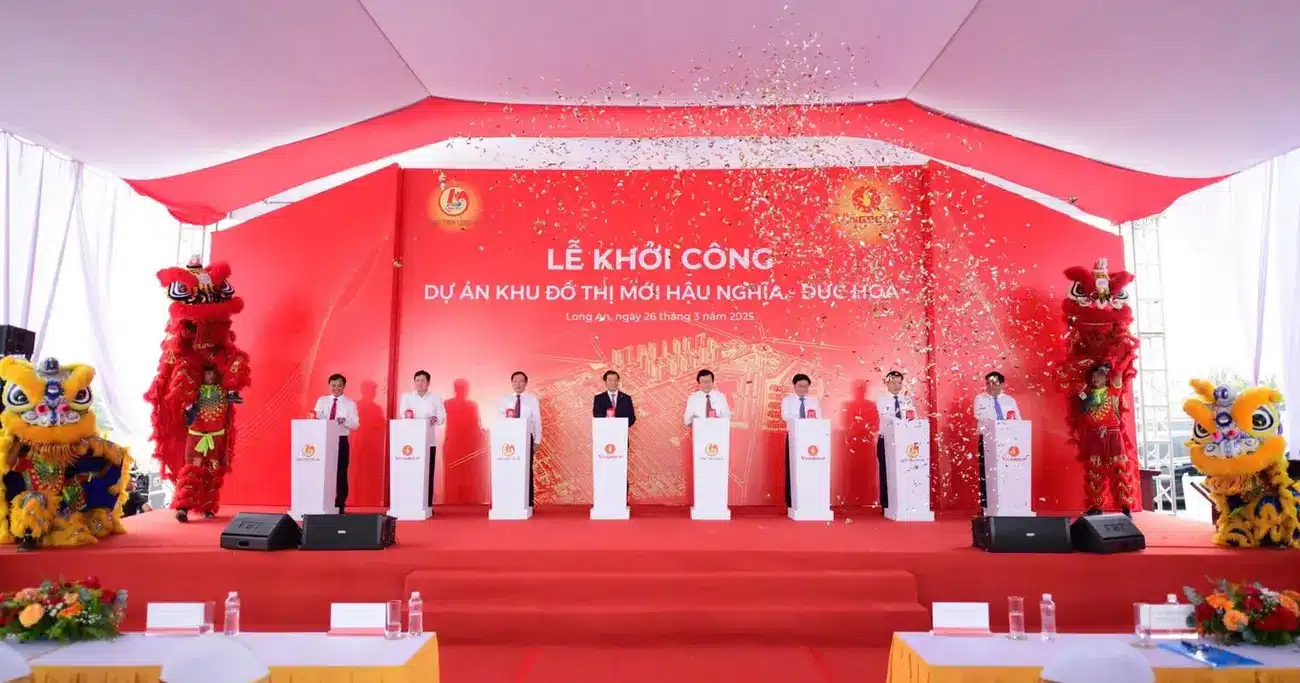 Lễ khởi công Vinhomes Green City, dự án tiên phong tại khu vực Tây Bắc TP.HCM, hút dòng vốn đầu tư mạnh mẽ.