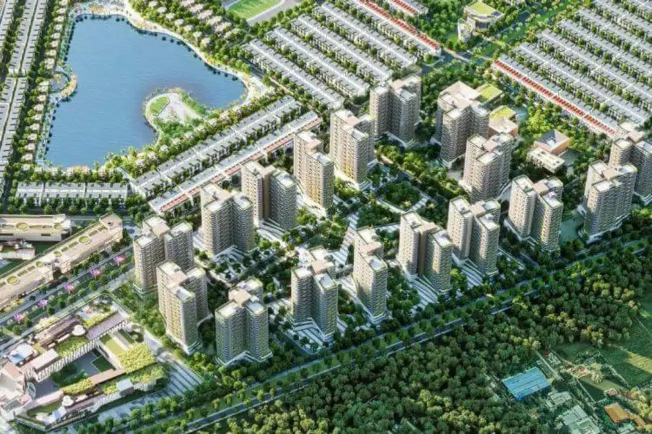 Tổng quan khu đô thị Vinhomes Green City Long An với đa dạng loại hình nhà ở.
