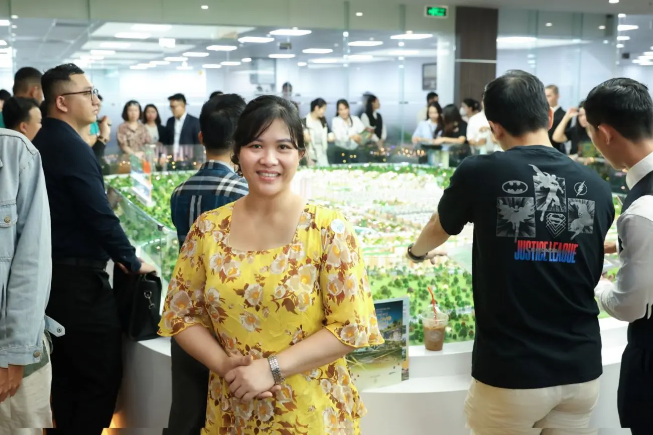 Chị Hải Hà kỳ vọng lâu dài vào dự án Vinhomes Green City Long An.