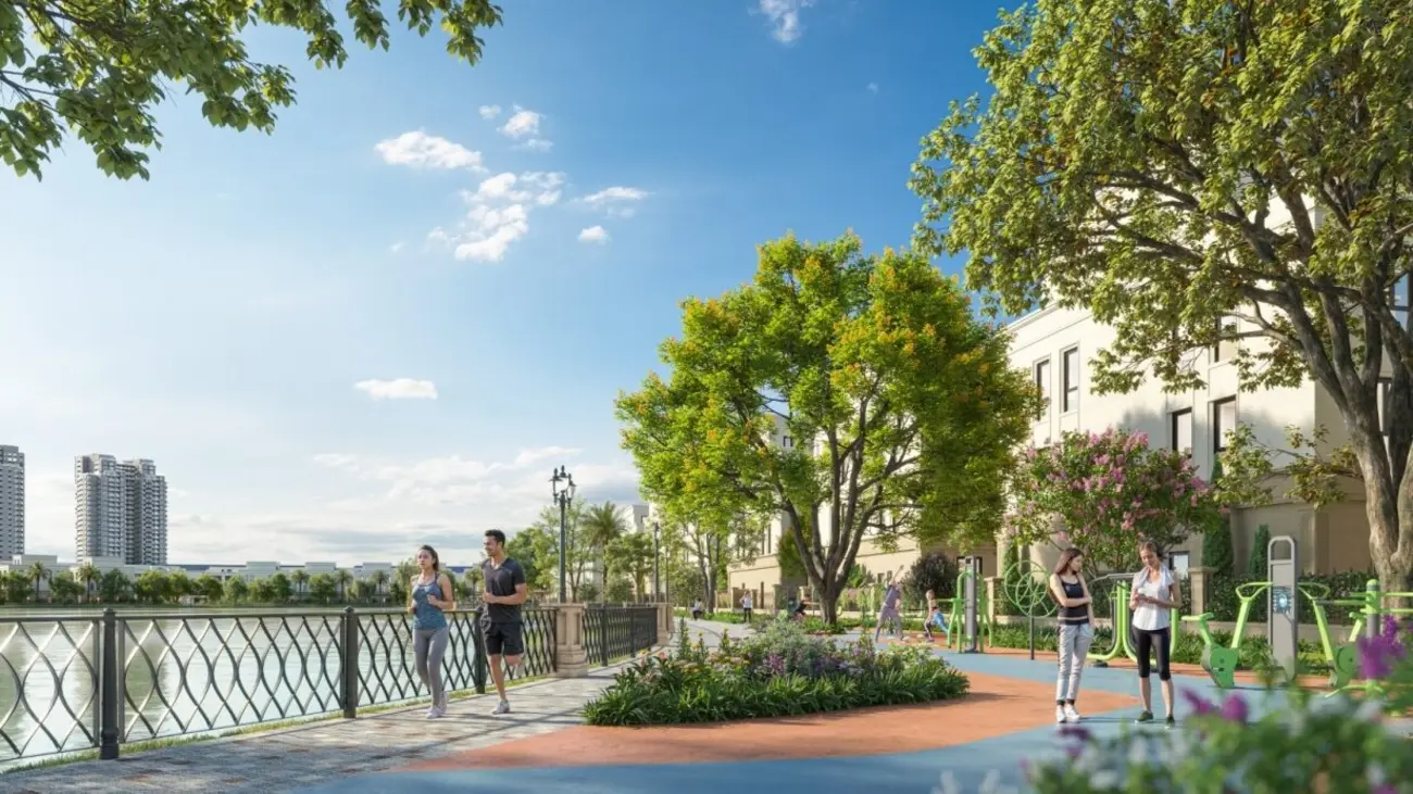 Không gian sống xanh và tiện ích hiện đại tại Vinhomes Green City Long An.