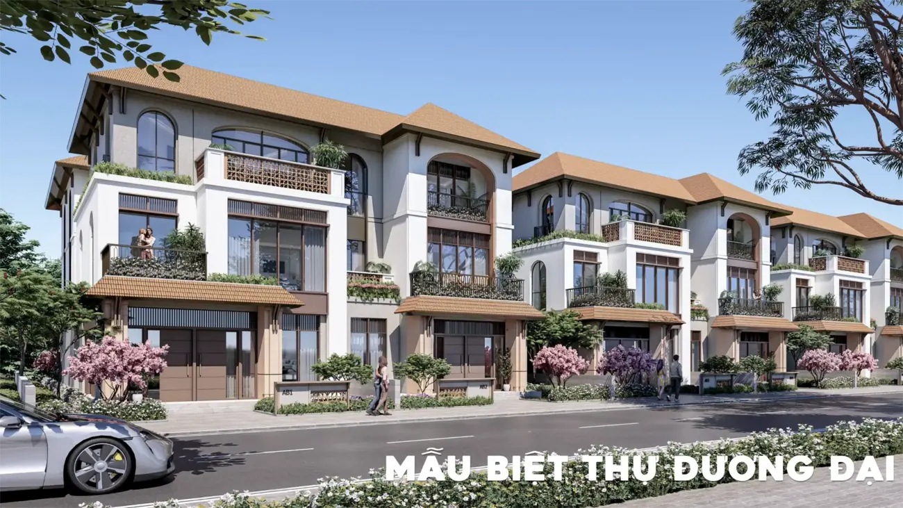 Biệt thự sang trọng tại đảo Thiên đường, Charmora City, mang đến không gian sống đẳng cấp và tinh tế.